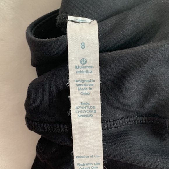Lululemon Leggings Size 8 - Picture 2 of 5